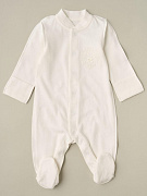 Комбинезон-стойка на кнопках Little Star Герб Корона 251 (ЧЗ-мз) крем 62