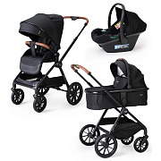 Детская коляска 3 в 1 Tomix Travel Black