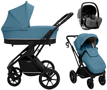 Коляска 3 в 1 Sweet Baby Nuvola + автокресло Premier Grey Ocean Green