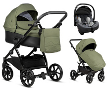 Детская коляска Tutis Leo Plus 3 в 1 с автокреслом Elo Lux EduSky Grey 1222302 Green