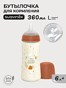 Пластиковая бутылочка Suavinex Wond для детского питания 360 мл 308758 TEXT BG