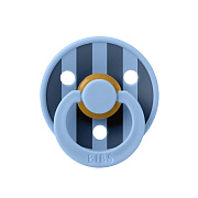 Пустышка латексная Bibs Studio Colour - Block, 0+ 10016230 Sky Blue