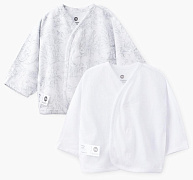 Рубашка детская Happy baby 90123 ЧЗ white&nature 50