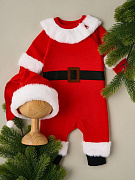 Комбинезон и колпачок Little Star Санта интерлок 861 56