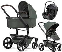 Детская коляска 3 в 1 Joolz Day 5 и автокресло Britax Roemer Baby-Safe Pro Classic Deep Black Forest Green