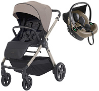 Прогулочная коляска Espiro Only Way 2026 и автокресло Pi Beige 529 sahara beige
