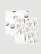 Муслиновые салфетки для кормления Mjolk 2 шт 26х55 см Хлопок / Кокосы