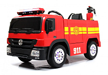 Детский электромобиль RiverToys A555AA пожарная машина RED/красный