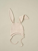 Шапочка-котелок с завязками Little Star Зайка 8405 (ЧЗ-мз) серо-бежевый 1636 38