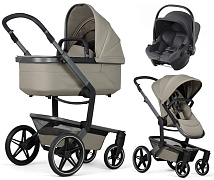 Детская коляска 3 в 1 Joolz Day 5 и автокресло Baby-Safe Core Midnight Grey2 Sage Green