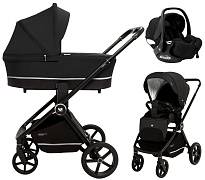 Коляска 3 в 1 Sweet Baby Cupola New + автокресло Premier Black Moon Black