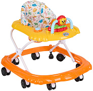 Детские ходунки Indigo Львенок оранжевый-желтый