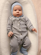 Комбинезон детский Loomknits светло-серый 56