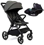 Прогулочная коляска Peppy Vigo с автокреслом Verona Black Antrazit антрацит