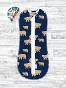 Утеплённый кокон Mjolk Бурые мишки 56