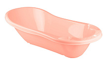 Ванна детская Пластишка с клапаном 13013 светло-розовый