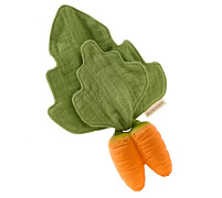 Игрушка-прорезыватель Oli&Carol Mini Doudou с комфортером L-MINDOU-CARROT