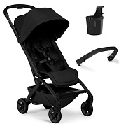 Детская прогулочная коляска Joolz Aer 2 SE с бампером и подстаканником Space black
