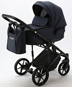 Детская коляска Adamex Zico 2 в 1 Z-TK12 ТЕМНО-СИНИЙ