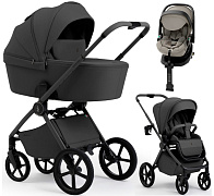 Коляска 3 в 1 Sweet Baby SBL Elegante Pro + автокресло Premier Plus Begie Dark Grey