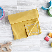 Плед-пелёнка Mjolk Горчичный желтый 120х105 см