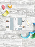 Набор платочков-слюнявчиков Mjolk Ретро машинки 20х20 см