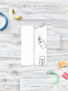 Пелёнки Mjolk муслиновые 2 шт 110х110 см Молоко/White