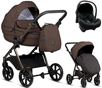 Детская коляска Tutis Uno 6 Plus Essential collection 3 в 1 с автокреслом Elo Lux EduSky Black 1602147 Tiramissu с сумкой