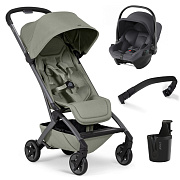 Прогулочная коляска Joolz Aer 2 SE и автокресло Baby-Safe Core Midnight Grey Sage green