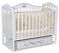 Детская кроватка Bellini Letizia Elite (универсальный маятник) белый