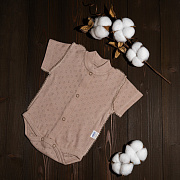 Боди Vikalex Ажур капучино короткий рукав 50