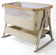 Колыбель приставная Tutti Bambini CoZee Air 2 с колесами Toasted Oak/Sand