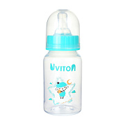 Бутылочка Uviton стандартное горлышко 125 мл мятный