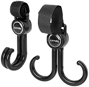 Двойные крючки на коляску Carrello CRL-7002 Black