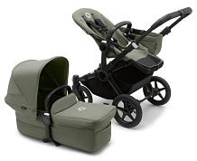 Коляска Bugaboo Donkey 5 Mono Complete 2 в 1 Black/Forest Green-Forest Green