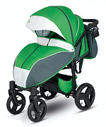 Детская прогулочная коляска Camarelo Elf XEL-10 black зеленый