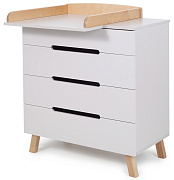 Пеленальный комод Rant Indy Pro, 80см, 4ящ Crystal Beige