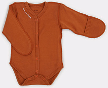 Боди Rant Hugs and Kisses с длинным рукавом 6472/6772 Curry Brown 56