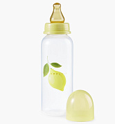 Бутылочка Happy Baby с латексной соской 250 мл lemon