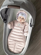 Комбинезон-трансформер НаследникЪ Выжанова с пинетками 02040 ЧЗ розовый 62