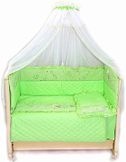 Комплект в кроватку Bombus Соня 6 предметов зеленый