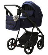 Детская коляска Adamex Vasco 3 в 1 V-TK67 LUX (СИНИЙ)