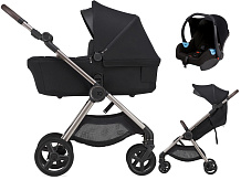 Детская коляска Anex iQ Premium NT 3 в 1 и автокресло Biuco BC100B iQ-06-NT smoky