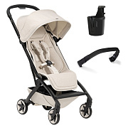 Детская прогулочная коляска Joolz Aer 2 SE с бампером и подстаканником Calming Beige