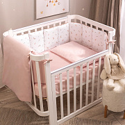 Детское постельное белье Perina Una 3 пр. КПБ3.1 розовый