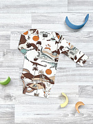 Боди Mjolk Динозавры с длинным рукавом 62