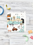 Двусторонний плед Mjolk Ферма 120х85 см