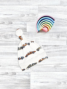 Шапочка Mjolk Ретро машинки 36