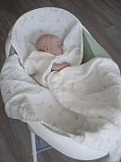 Плед-пеленка НаследникЪ Выжанова 120х120 08031 ЧЗ единорожки