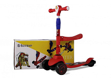 Детский самокат RiverToys HB-101 HB-101-RED/красный (IM)